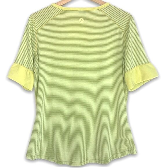 Marmot Striped Frilly Cuff T-Shirt - Picture 6 of 8